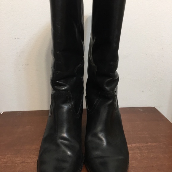 Frye Flynn Leather mid-Calf Pull-on-Boots. Size 8m - Picture 8 of 16